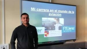 Visita del exalumno Jorge Tascón